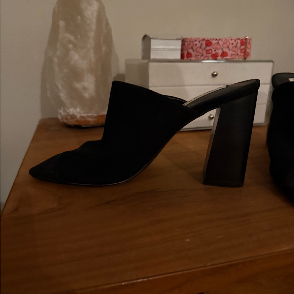 Steve Madden Black Women's Mules